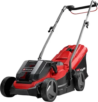 Accu Grasmaaier GE-CM 36/33 Li Kit - Power X-Change - 36 V/Li-ion - Maaibreedte 33 cm - Aanbevolen gazonoppervlakte: tot 250 m² - 30 L opvangbak - Maaihoogte: 25-65 mm - Incl. 2x 2.5Ah accu + 2x oplader van Einhell – productafbeelding 1 van 5