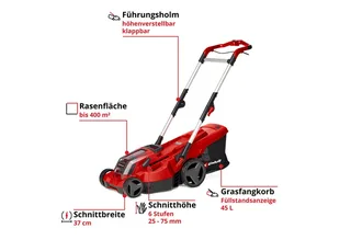 Tondeuse à Gazon électrique Ge-cm 36/37 Sans Batterie de Einhell – image du produit 3 sur 4