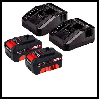 Accu Grasmaaier GE-CM 43 Li M Kit - Power X-Change - 36 V/Li-ion - Maaibreedte 43 cm - Aanbevolen gazonoppervlakte: tot 600 m² - 63 L opvangbak - Maaihoogte: 25-75 mm - Incl. 2x 4.0Ah accu + 2x oplader van Einhell – productafbeelding 2 van 6