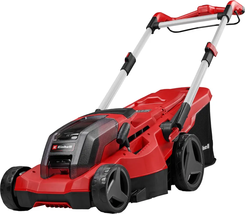 Accu Grasmaaier GP-CM 36/450 BL Kit - Power X-Change - 36 V/Li-ion - Maaibreedte: 38 cm - Aanbevolen gazonoppervlakte: tot 450 m² - Maaihoogte: 25-75 mm - Incl. 2x 4.0 Ah Accu en 1x DUO-lader by Einhell – product image 1 of 4