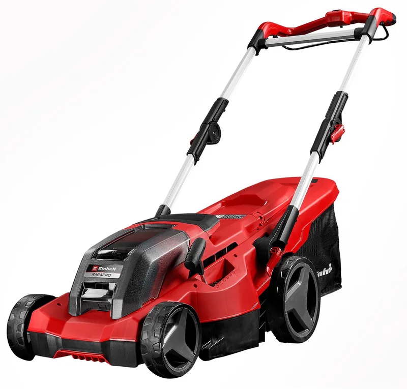Accu Grasmaaier RASARRO 36/36 Li Kit - Power X-Change - 36 V/Li-ion - Maaibreedte 36 cm - Aanbevolen gazonoppervlakte: tot 400 m² - 45 L opvangbak - Maaihoogte: 25-75 mm - Incl. 2x 3.0 Ah Plus accu en 2 opladers by Einhell – product image 1 of 5