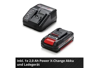 Accu Grastrimmer GC-CT 18/24 Li Kit - Power X-Change - 18 V/Li-ion - Maaidiameter: 24 cm - Bloembeschermer - Traploos uitschuifbare geleidesteel - Incl. 20 kunststof messen - Incl. 2.0 Ah accu + lader de Einhell – image du produit 5 sur 5
