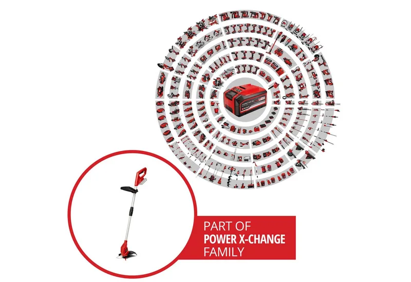 Power X-Change GC-CT 18/24 Li Solo sans fil Coupe-bordures sans chargeur, sans batterie 18 V Largeur de coupe (max.): 240 mm de Einhell – image du produit 2 sur 4