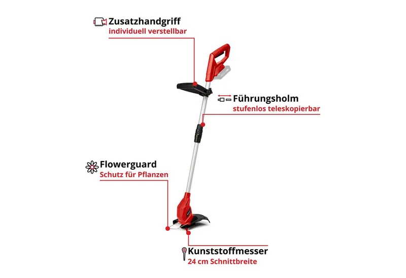 Power X-Change GC-CT 18/24 Li Solo sans fil Coupe-bordures sans chargeur, sans batterie 18 V Largeur de coupe (max.): 240 mm de Einhell – image du produit 4 sur 4