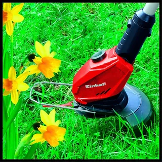 Accu Grastrimmer GE-CT 18 Li Solo - Power X-Change - 18 V/Li-ion - Maaidiameter: 24 cm - Draaibare en kantelbare motorkop - Bloembeschermer - Excl. accu en lader van Einhell – productafbeelding 5 van 6