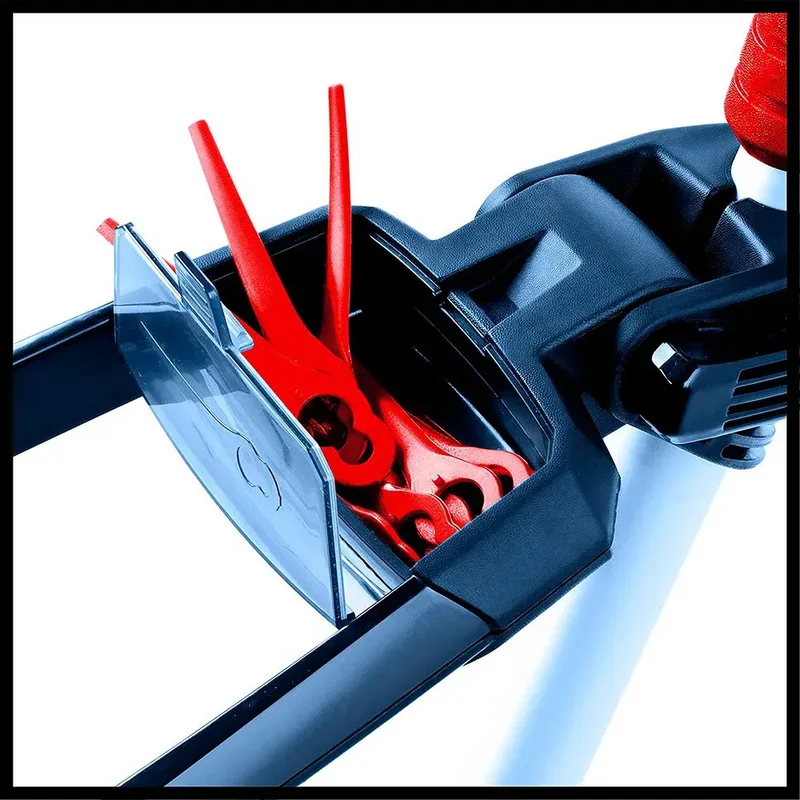 Accu Grastrimmer GE-CT 18 Li Solo - Power X-Change - 18 V/Li-ion - Maaidiameter: 24 cm - Draaibare en kantelbare motorkop - Bloembeschermer - Excl. accu en lader van Einhell – productafbeelding 4 van 6
