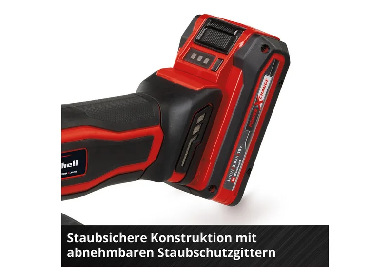 Accu Haakse Slijper TE-AG 18/125-2 Li Solo - Power X-Change - 18 V/Li-ion - Ø125 mm - 8.500 t/min - Max. Snijdiepte: 33 mm - Excl. Accu en Lader van Einhell – productafbeelding 2 van 3