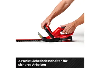 Accu Heggenschaar GC-CH 1846 Li Kit - Power X-Change - 18 V/Li-ion - Snoeilengte: 46 cm - Tandafstand: 15 mm - Ergonomische handgreep - Incl. 2,0 Ah accu en lader de Einhell – image du produit 3 sur 5
