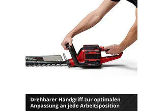 Accu Heggenschaar GE-CH 36/65 Li Solo - Power X-Change - 36 V/Li-ion - Snoeilengte: 65 cm - Tandafstand: 30 mm - Draaibare handgreep - Incl. mesafdekking - Excl. accu en lader van Einhell – productafbeelding 3 van 5
