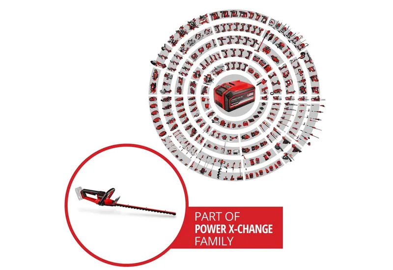 Professional Power X-Change GP-CH 18/50 Li BL-Solo sans fil Taille-haie sans fil sans chargeur, sans batterie 18 V Li-Ion 560 mm de Einhell – image du produit 2 sur 4