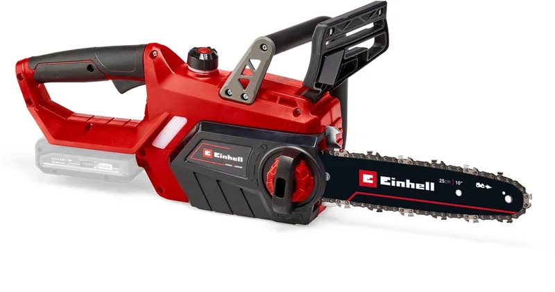 Accu Kettingzaag GE-LC 18/25 Li Solo - Power X-Change - 18 V/3.0 Ah/Li-Ion - Zwaardlengte: 25 cm - Max. Zaaglengte: 23 cm - Kettingsnelheid: 4,3 m/s - Excl. accu en lader van Einhell – productafbeelding 1 van 5