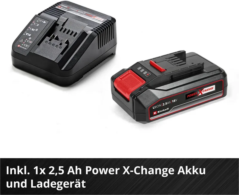 Accu Klopboor-/ Schroefmachine TE-CD 18/44 Li-i Kit - Power X-Change - 18 V/Li-ion - Met impactfunctie - 2 snelheden - 44 Nm - Incl. 1x 2,5 Ah accu en lader by Einhell – product image 5 of 5