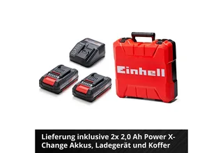 Accu Klopboor-/ Schroefmachine TE-CD 18 Li-i BL Kit - Power X-Change - 18 V/Li-ion - Met impactfunctie - 2 snelheden - 60 Nm - Incl. 2x 2,0 Ah accu en lader by Einhell – product image 3 of 5
