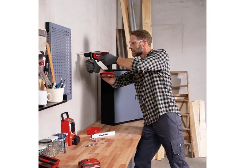 Accu Klopboormachine TE-ID 18 Li Solo - Power X-Change - 18 V/Li-ion - Boren en klopboren - Max. boorcapaciteit in beton: 13 mm - Snelspanboorkop: 13 mm - Excl. accu en lader de Einhell – image du produit 2 sur 5