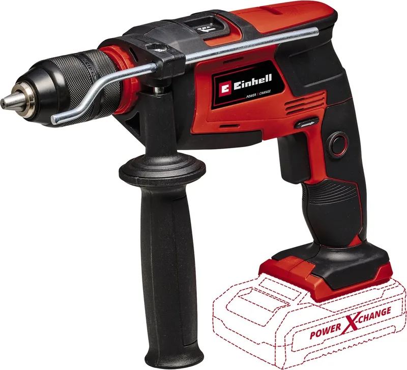 Accu Klopboormachine TE-ID 18 Li Solo - Power X-Change - 18 V/Li-ion - Boren en klopboren - Max. boorcapaciteit in beton: 13 mm - Snelspanboorkop: 13 mm - Excl. accu en lader de Einhell – image du produit 1 sur 5
