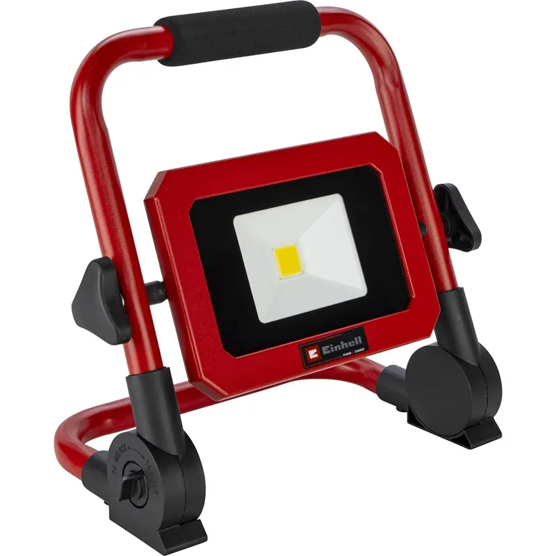 Accu Lamp TC-CL 18/1800 Li Solo - Power X-Change - 18 V/Li-ion - Krachtige led - 1800 lm - Dimfunctie - 360° draaibare lampkop - Inklapbare steunvoet - Excl. accu en lader de Einhell, Rouge – image du produit 2 sur 6