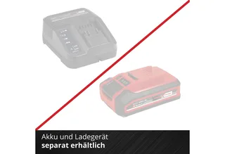 Accu Lamp TC-CL 18/350 Li Solo - Power X-Change - 18 V/Li-ion - 350 lm - 7000 K - 1 LED - Excl. accu en lader von Einhell, Rot – Produktbild 4 von 5