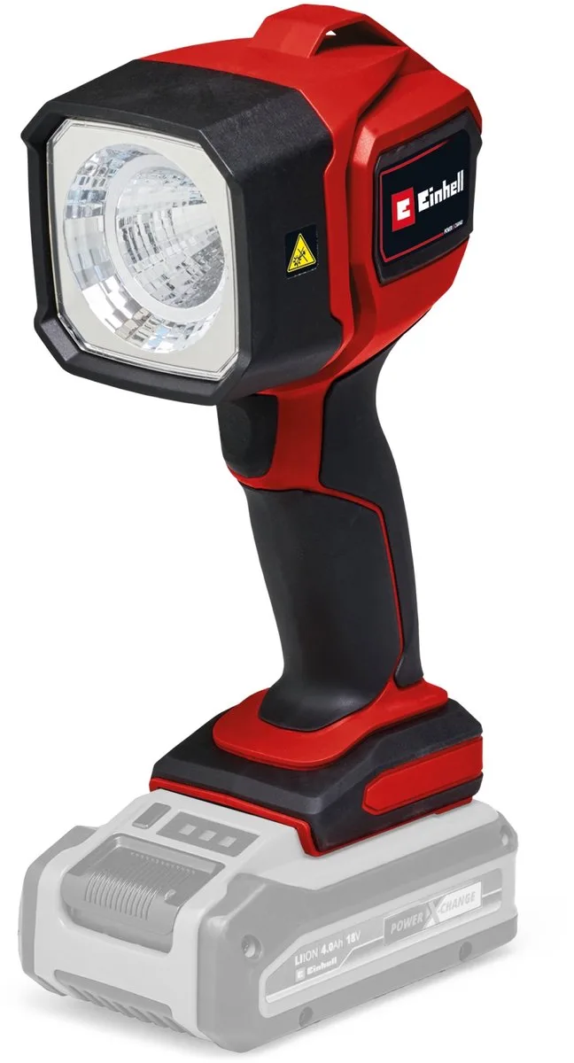 Accu Lamp TC-CL 18/350 Li Solo - Power X-Change - 18 V/Li-ion - 350 lm - 7000 K - 1 LED - Excl. accu en lader von Einhell, Rot – Produktbild 1 von 5