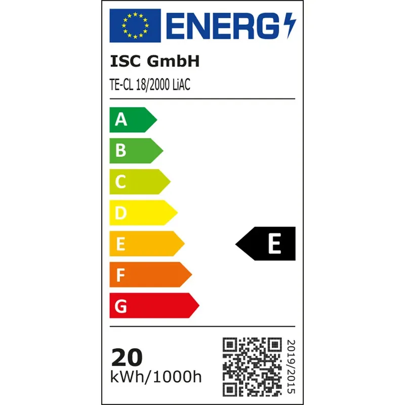 Accu Lamp TE-CL 18/2000 LiAC-Solo - Power X-Change - 18 V/Li-Ion - 2000 lm - 5700 K - 20 LED's - Draaibare lichtkop - 3 helderheidsniveaus - Hybride functie - Excl. accu en lader de Einhell, 5700 K – image du produit 2 sur 6