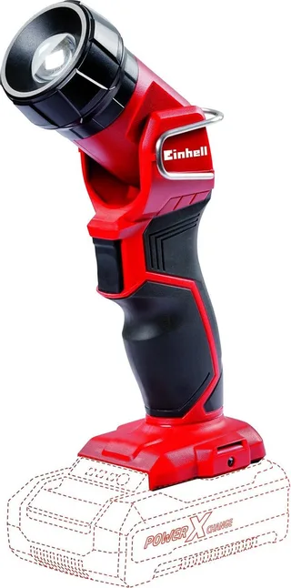 Accu Lamp TE-CL 18 Li H Solo - Power X-Change - 18 V/Li-ion - Draaggreep - Zwenkkop - 1 LED - 280 lm - Excl. accu en lader van Einhell, Rood – productafbeelding 1 van 6
