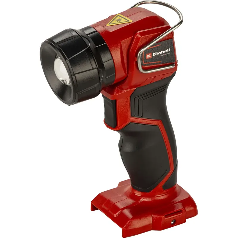 Accu Lamp TE-CL 18 Li H Solo - Power X-Change - 18 V/Li-ion - Draaggreep - Zwenkkop - 1 LED - 280 lm - Excl. accu en lader van Einhell, Rood – productafbeelding 2 van 6