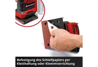 Accu Multischuurmachine TE-OS 18/113 3X Li Solo - Power X-Change - 18 V/Li-ion - 3 verwisselbare koppen - Max Schuuroppervlak: 150 x 150 x 100 mm - Excl. accu en lader by Einhell – product image 5 of 5
