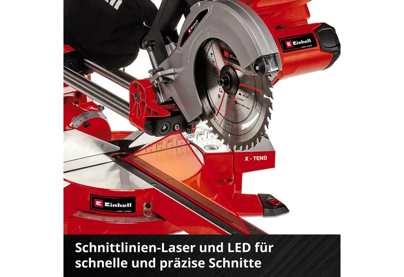 Akku-Kapp-Gehrungssäge TE-SM 36/210 Li - Solo, 1-St. von Einhell – Produktbild 4 von 5