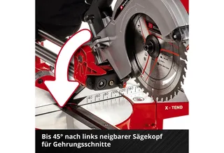 Akku-Kapp-Gehrungssäge TE-SM 36/210 Li - Solo, 1-St. von Einhell – Produktbild 3 von 5