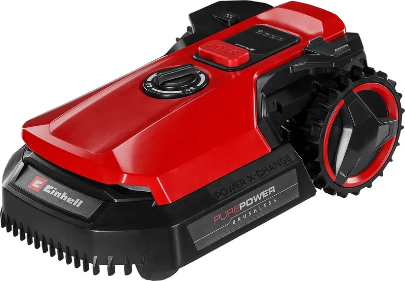 Accu Robotmaaier FREELEXO 500 - Power X-Change - 18 V/Li-ion - Aanbevolen gazonoppervlakte: tot 500 m² - Maaibreedte 18 cm - Diefstalbeveiliging - Incl. 1x 2.5 Ah Accu de Einhell – image du produit