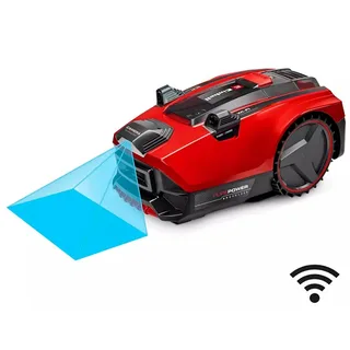 Accu Robotmaaier FREELEXO CAM PLUS 600 - Power X-Change - 18 V/Li-ion - Camera in plaats van begrenzingsdraad - Aanbevolen gazonoppervlakte: tot 600 m² - Maaibreedte 18 cm - Diefstalbeveiliging - Incl. 1x 4.0 Ah Plus Accu van Einhell – productafbeelding 2 van 3