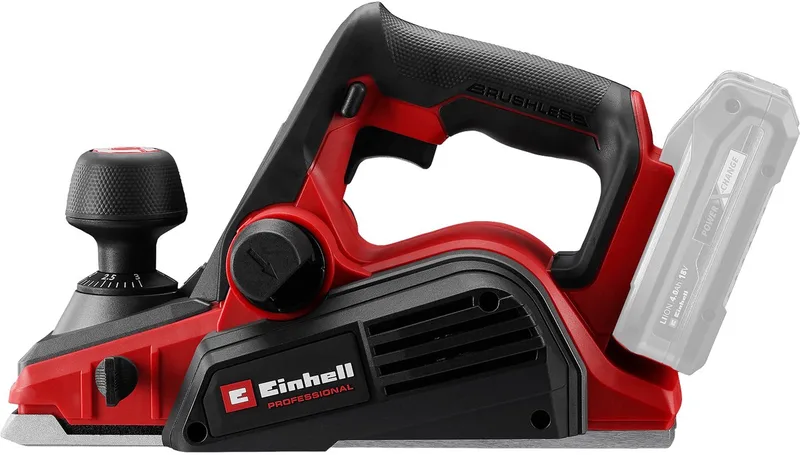 Accu Schaafmachine TP-PL 18/3 Li BL Solo - Power X-Change - 18 V/Li-ion - Schaafbreedte: 82 mm - Maximale spaandiepte: 3 mm - Excl. accu en lader van Einhell – productafbeelding