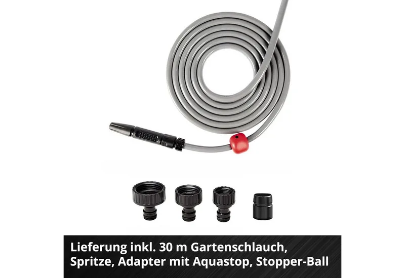 Einhell 4173770 GE-HR 18/30 Li-Solo Dévidoir 540 mm 1/2 pouce 1 pc(s) rouge de Einhell, Rouge – image du produit 4 sur 5