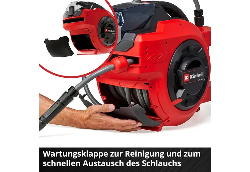 Einhell 4173770 GE-HR 18/30 Li-Solo Dévidoir 540 mm 1/2 pouce 1 pc(s) rouge de Einhell, Rouge – image du produit 5 sur 5