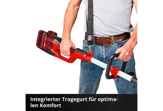 Accu Tuin-Multitool GE-LM 36/4in1 Li BL Solo - Power X-Change - 36 V/Li-Ion - Koolborstelloze motor - 4-functies: Kettingzaag/Heggenschaar/Trimmer met Mes en Trimmer met Draad - Excl. accu en lader by Einhell – product image 3 of 5