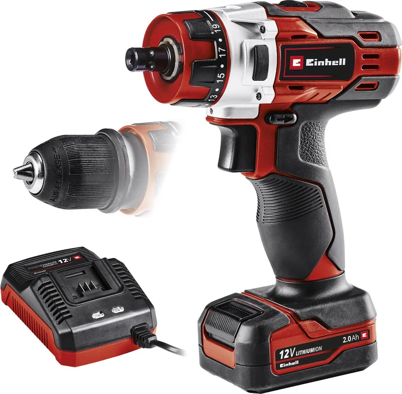 Accuboormachine TE-CD 12/1 X-Li incl. oplader en 2,0 Ah accu by Einhell – product image 1 of 5