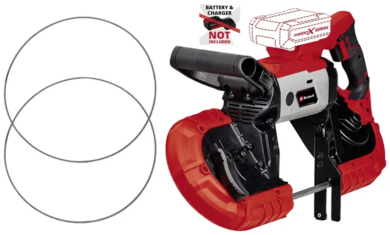 Akku-Bandsäge TE-MB 18/127 Li-Solo Power X-Change Schnitttiefe (max.) 115 mm 18 V Sägeblatt-Länge 1141 mm by Einhell – product image