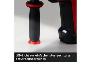 Akku-Bohrhammer TP-HD 18/26 Li BL - Solo, max. 1200 U/min, Power X-Change, ohne Akku und Ladegerät, Inkl. Aufbewahrungskoffer von Einhell, Rot – Produktbild 4 von 5