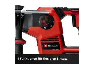 Akku-Bohrhammer TP-HD 36/30 Li BL +4 - Solo, ohne Akku und Ladegerät von Einhell, Rot – Produktbild 4 von 5