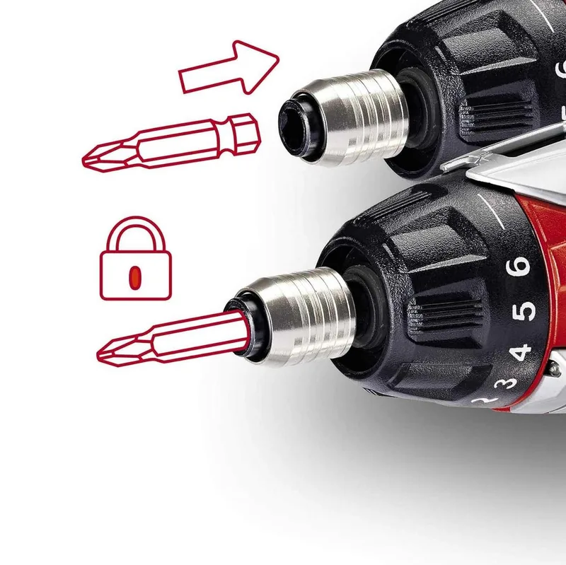 Akku-Bohrschrauber Akkuschrauber Set TE-SD 3,6 Li- 3,6 V,3.5 Nm 1,5 Ah, 32 tlg. Bitset von Einhell – Produktbild 4 von 5