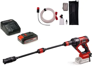 Akku-Druckreiniger Hypresso 18/24-1, Druck max: 24 bar, Fördermenge max: 240 l/h, inkl. Akku 18V/2,5Ah und Ladegerät von Einhell, Rot – Produktbild 1 von 5