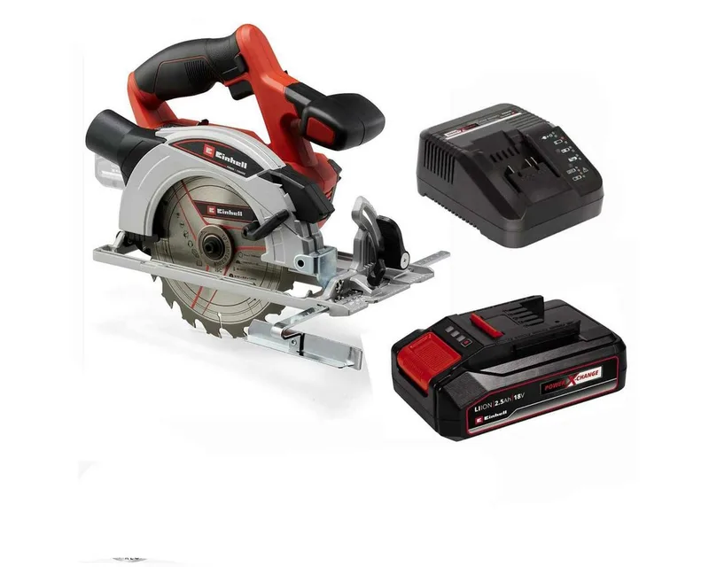 Akku-Handkreissäge Einhell Handkreissäge TE-CS 18/150 Li - 18V mit Akku 2.5 Ah, Ladegerät von Einhell – Produktbild