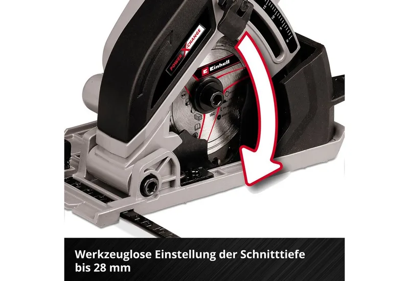 Scie à Onglet Te-cs 18/89 Li Solo de Einhell, Rouge, Noir – image du produit 3 sur 5