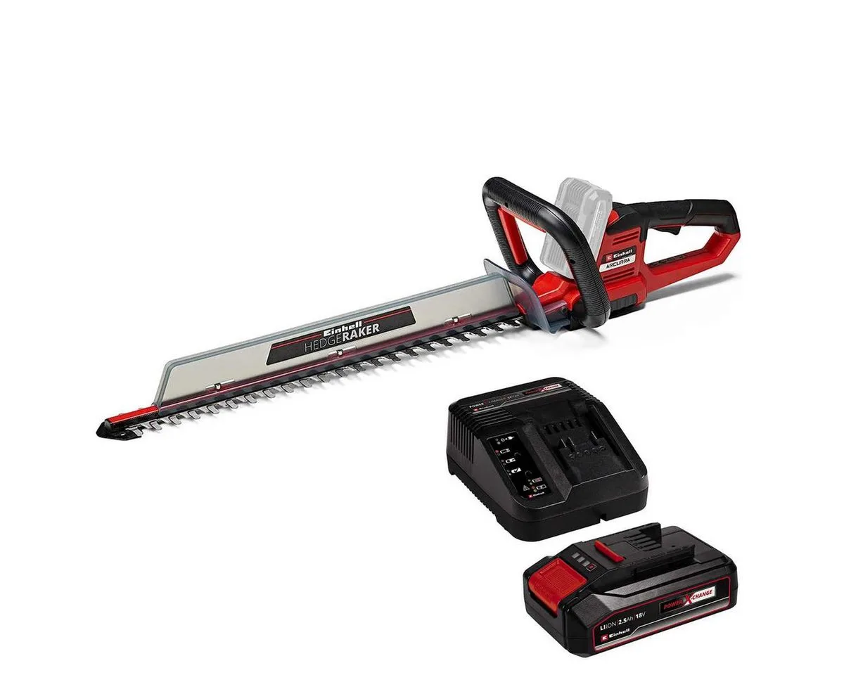 Akku-Heckenschere ARCURRA 18/55 mit Akku 2.5 Ah & Ladegerät 18V Power x-Change by Einhell – product image
