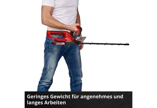 Akku-Heckenschere GC-CH 1855/1 Li Kit, (Set), mit Akku 18V/2,5 Ah und Schnellladegerät de Einhell, Rouge – image du produit 5 sur 5