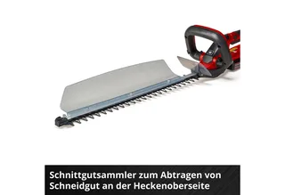 Akku-Heckenschere GC-CH 1855/1 Li Kit, (Set), mit Akku 18V/2,5 Ah und Schnellladegerät de Einhell, Rouge – image du produit 4 sur 5
