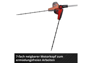 Akku-Heckenschere mit Teleskopstab GC-HH 18/45 Li T, inkl. PXC-Starter-Kit 18V 2,5Ah de Einhell, Rouge – image du produit 4 sur 5