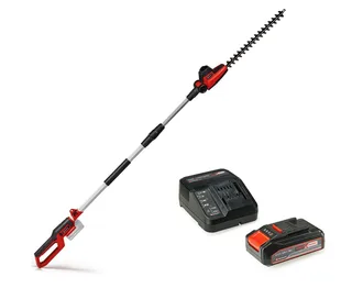 Akku-Heckenschere mit Teleskopstab GC-HH 18/45 Li T, inkl. PXC-Starter-Kit 18V 2,5Ah de Einhell, Rouge – image du produit 1 sur 5