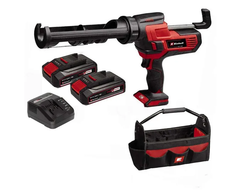 Akku-Kartuschenpistole Kartuschenpistole TE-SG 18/10 Li 18V + 2 x Akku 2.5 Ah, Ladegerät, Bag de Einhell – image du produit 1 sur 4