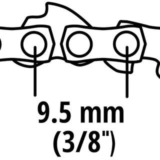 Akku-Kettensäge Einhell Sägekette 35 cm, 3/8", 52 TG, 1,1 mm GP-LC 36/35 Li von Einhell – Produktbild 3 von 4