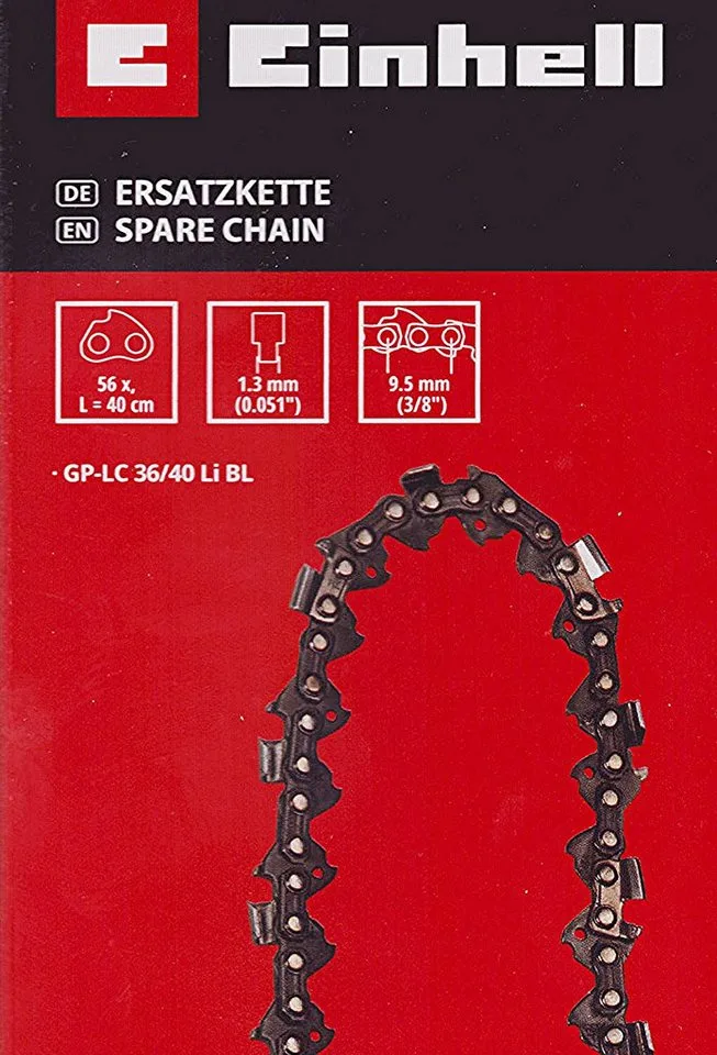 Akku-Kettensäge Einhell Sägekette 40 cm, 3/8", 56 TG, 1,3 mm GP-LC 36/40 Li von Einhell – Produktbild 1 von 4
